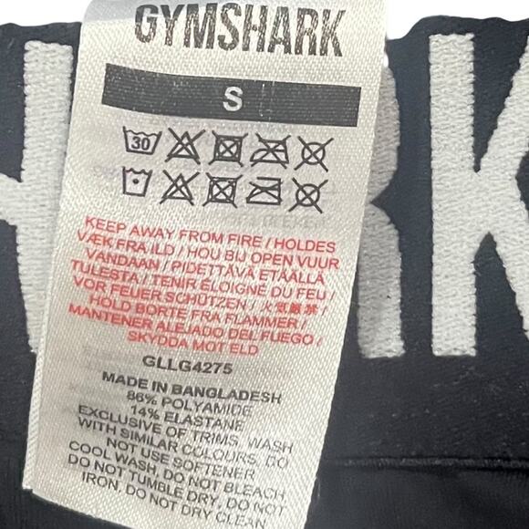 GYMSHARK Women Size Small Black Capri Athletic Workout Gym Running Legging Pants - Picture 5 of 5